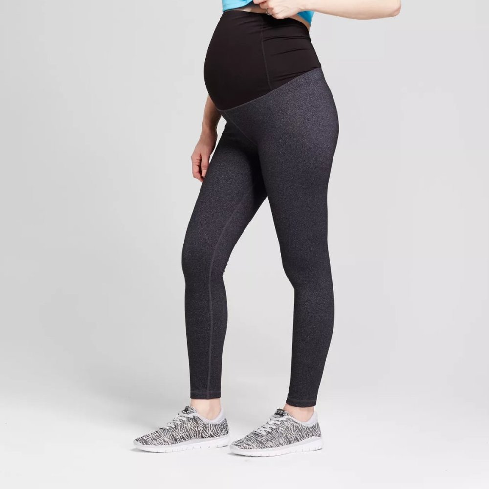 Maternity Crossover Panel Active Leggings